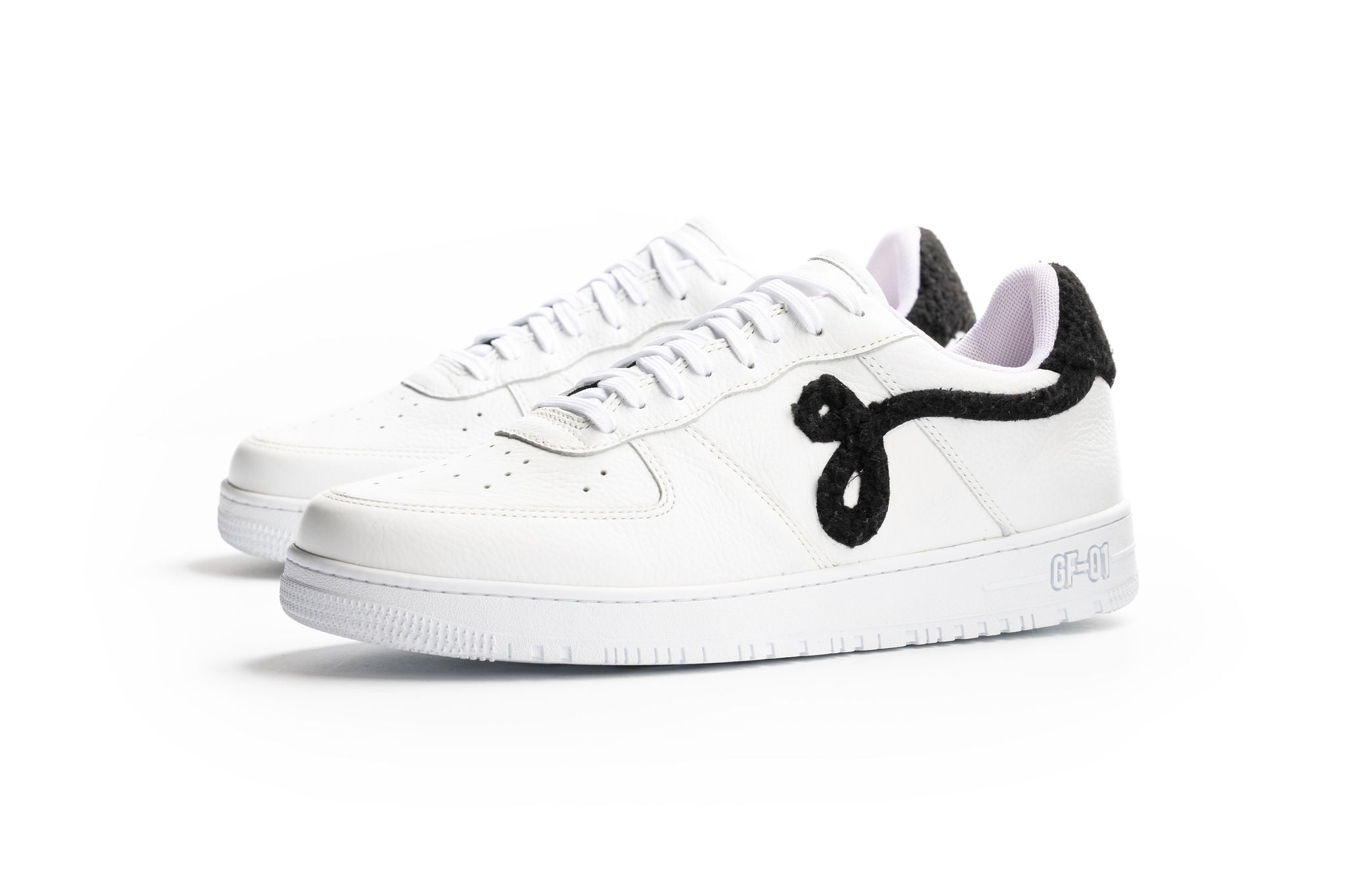 White/Black Chenille' GF-01 – John Geiger