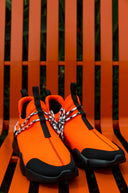 Release Information: 002 Low by John Geiger 'Highlighter Orange Black Toe'