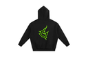 Double Oval Logo Lightweight Hoodie Black