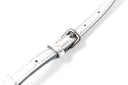 Medium Chrome Python Lowercase Flap Bag