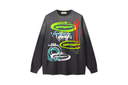 "404 Error" Misplaced Long Sleeve Tee in Black/Multi