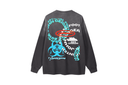 "404 Error" Misplaced Long Sleeve Tee in Black/Multi