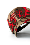 Desert Camo Red Tribal Cap