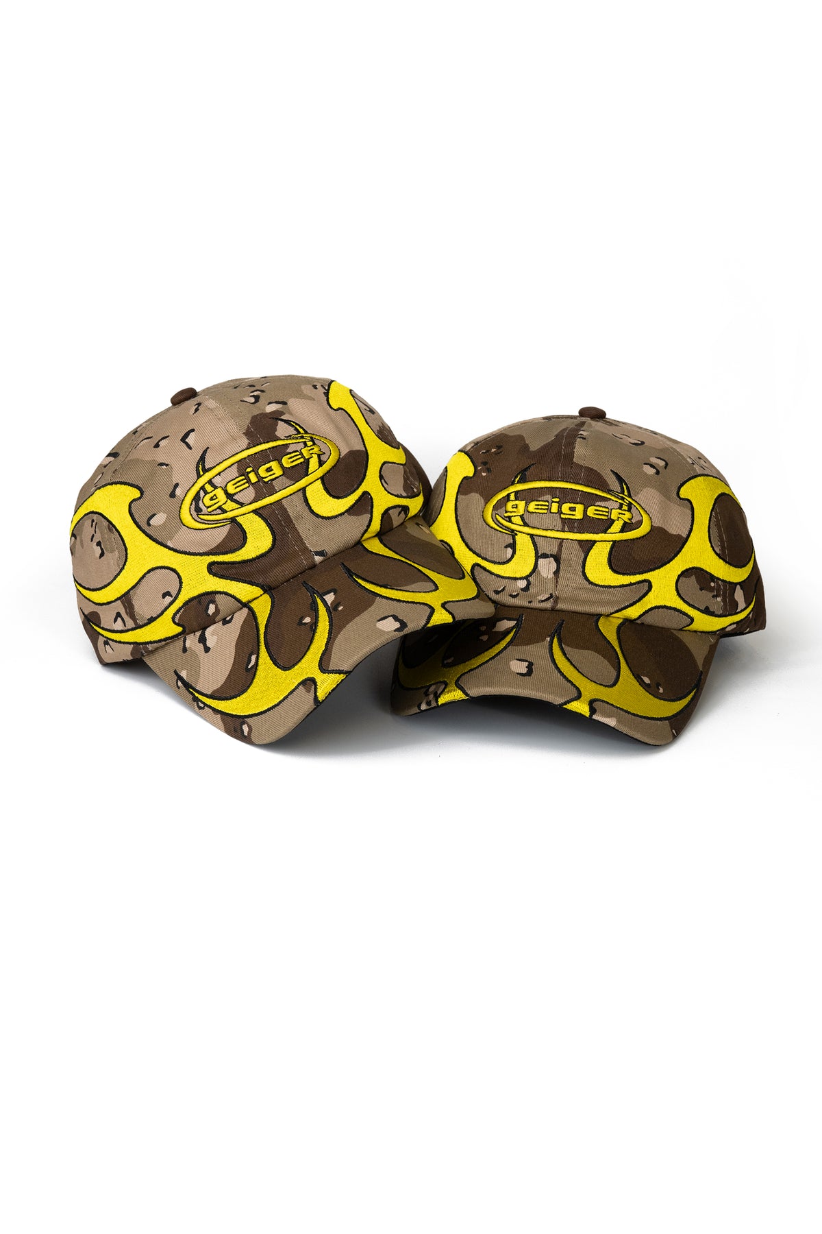 Desert Camo Yellow Tribal Cap