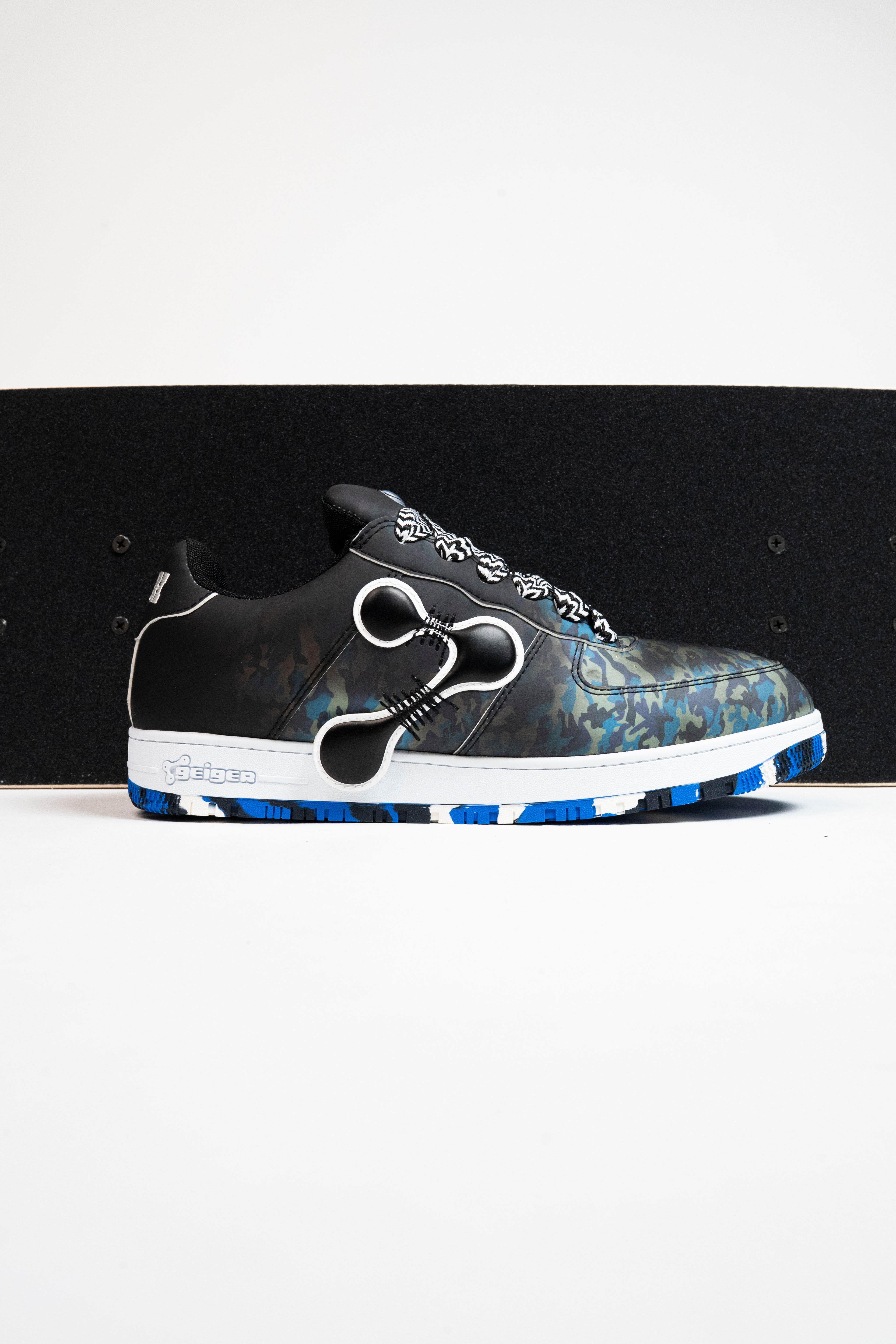 Sk8-01 Black Heat Activated/Camo Multi Camo Outsole – John Geiger