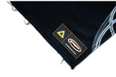 Black Frayed Sweat Shorts (Below Knee)