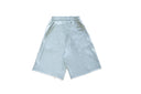 Grey Frayed Sweat Shorts (Below Knee)
