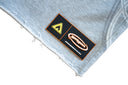 Grey Frayed Sweat Shorts (Below Knee)