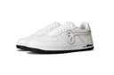 White Pebbled Leather/Grey/Black GF-01