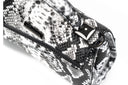Medium Natural Python Lowercase Flap Bag