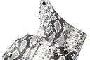 Medium Natural Python Lowercase Flap Bag
