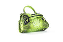 Medium Lime Green Python Lowercase Flap Bag