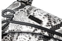 Medium Natural Python Lowercase Flap Bag