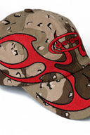 Desert Camo Red Tribal Cap