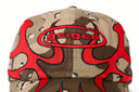 Desert Camo Red Tribal Cap