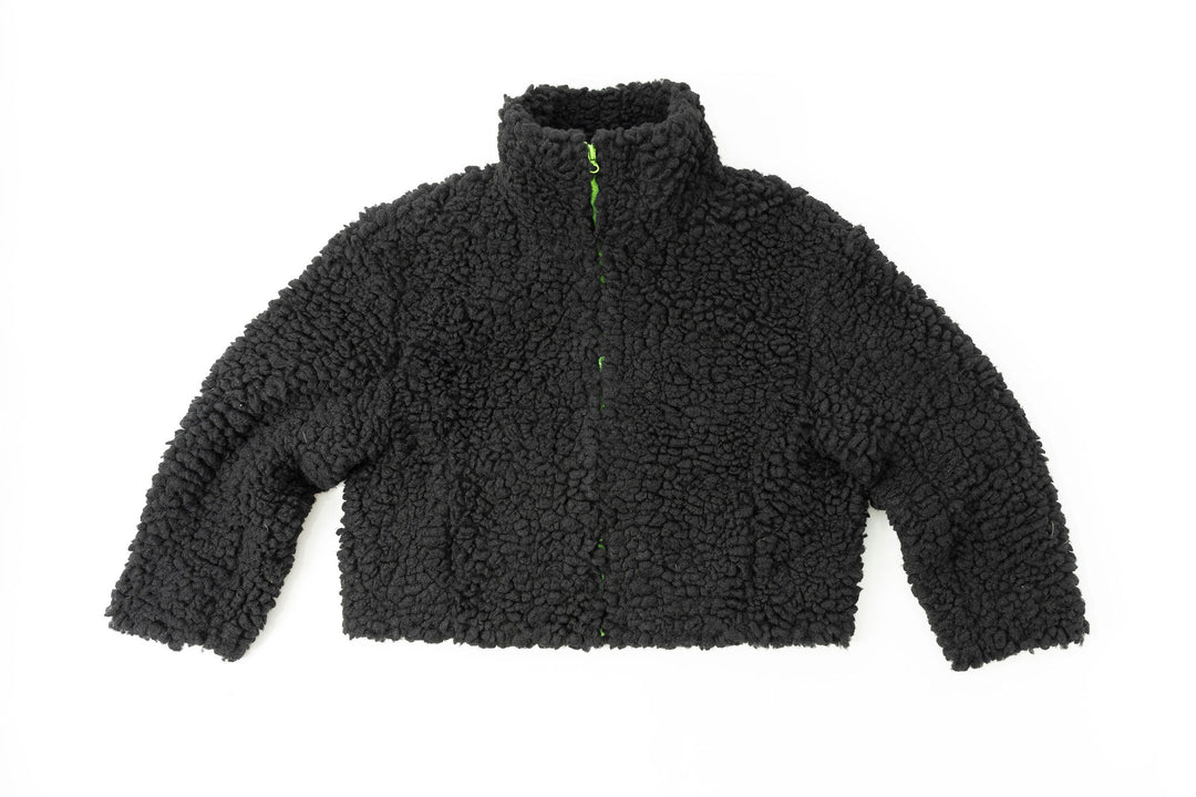 Black 'Sherpa' Oversized Jacket – John Geiger