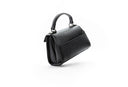 “Black/Black” Medium Lowercase Flap bag