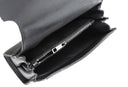 “Black/Black” Medium Lowercase Flap bag