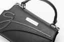 “Black/Black” Medium Lowercase Flap bag