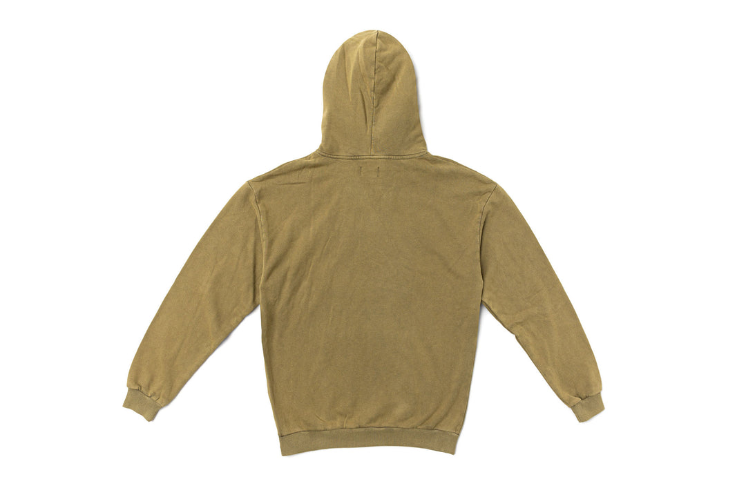 【SURGERY】 clover logo patchs sweat hoodie 'olive' surgery clover logo patchs sweat hoodie 'charcoal'