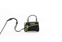 Mini Lowercase Flap Bag “Black/Lime”