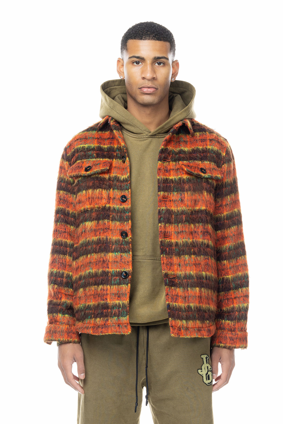 Orange Mohair Flannel – John Geiger
