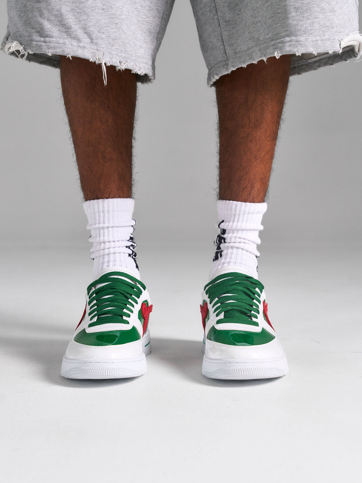 White/Red/Green Patent GF-01