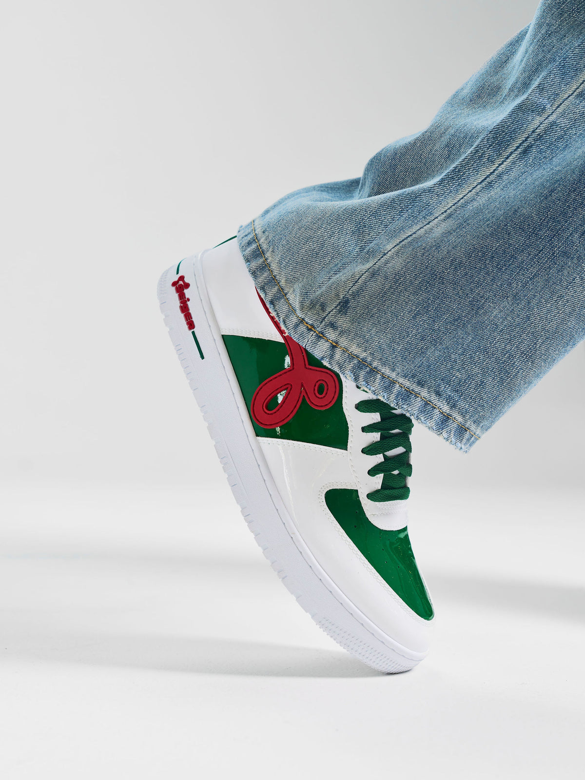 White/Red/Green Patent GF-01