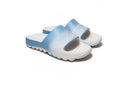 Matte Blue Fade Slides