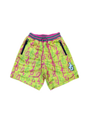 JG Chenille Logo Basketball Shorts 'Yellow/All Over Print'